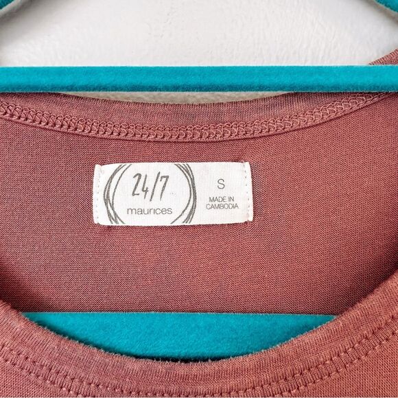 Maurices Pink Braided Arm Tank Top Size Small - Picture 4 of 7